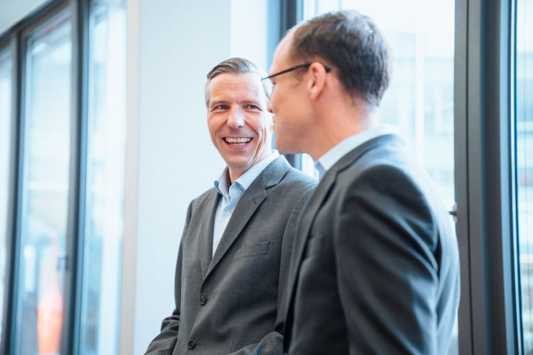 Arne Linke im Gespräch mit Christof Flosbach